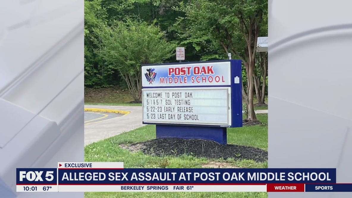 Spotsylvania County middle schooler says she was sexually assaulted by classmate